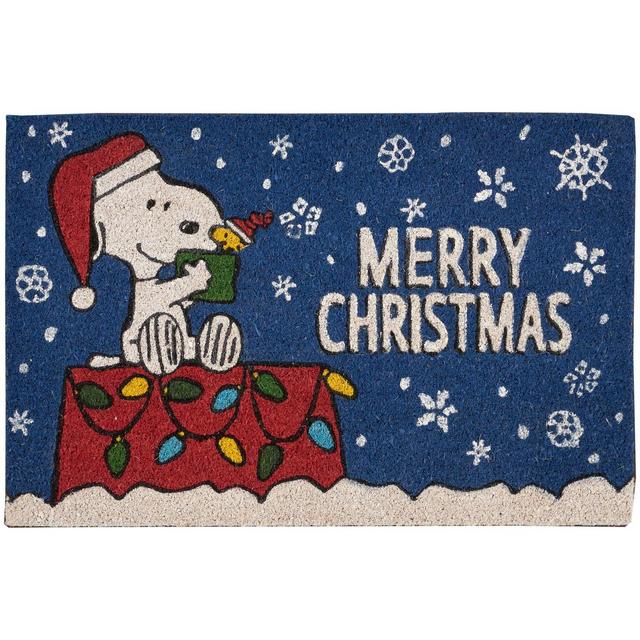 Peanuts™ Christmas 18" x 28" Coir Door Mat