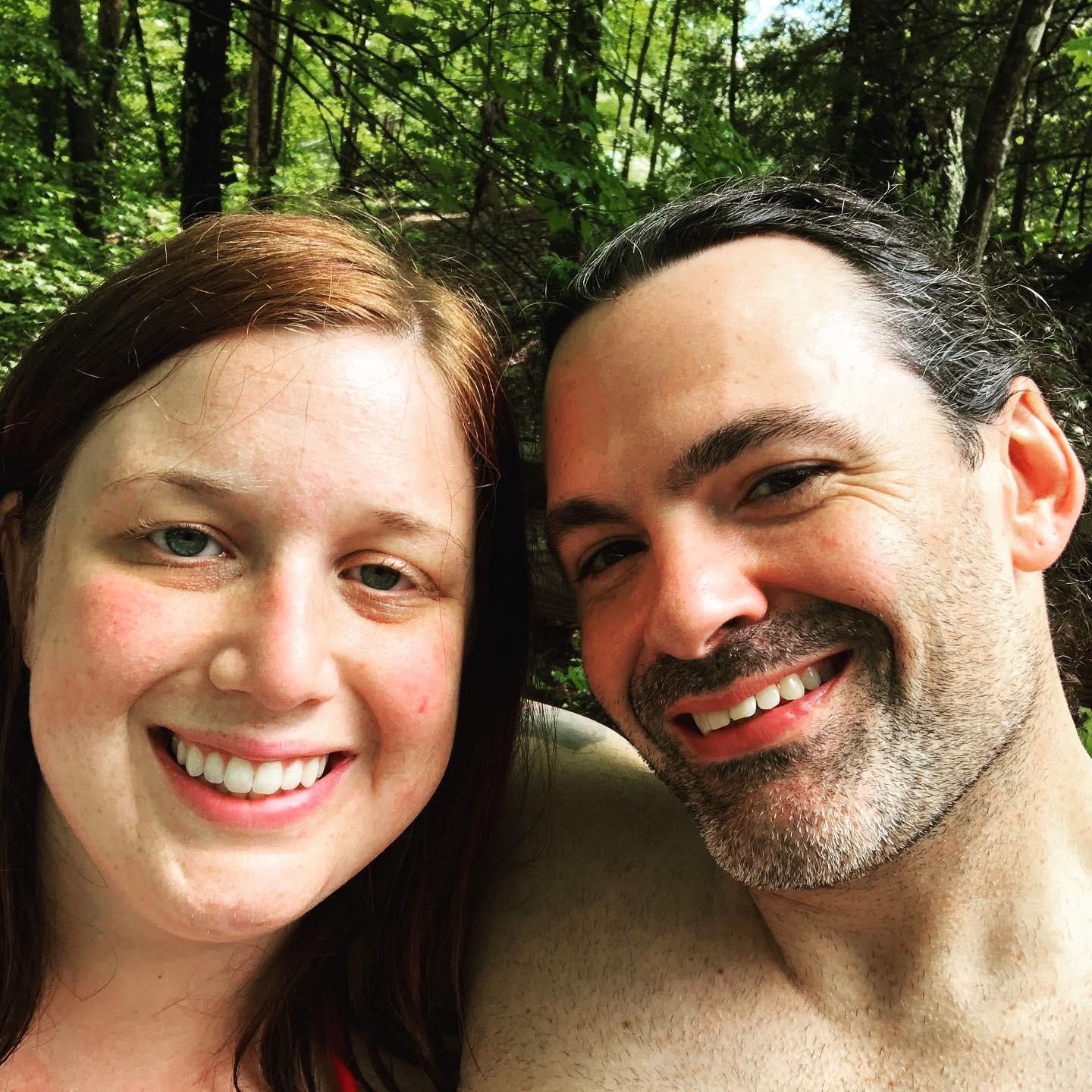 Relaxing at a cabin in Red River Gorge.