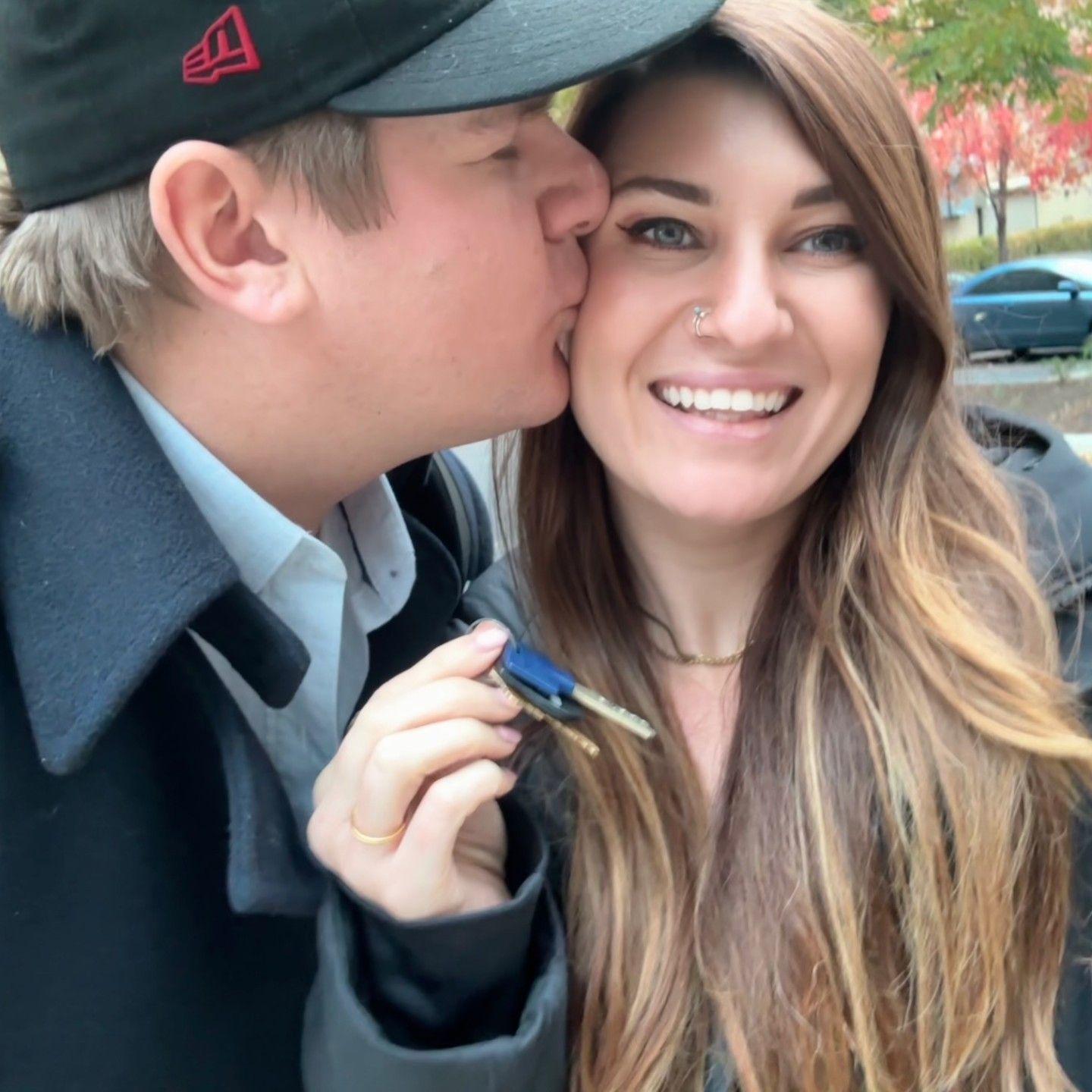 The day we got the keys to our condo