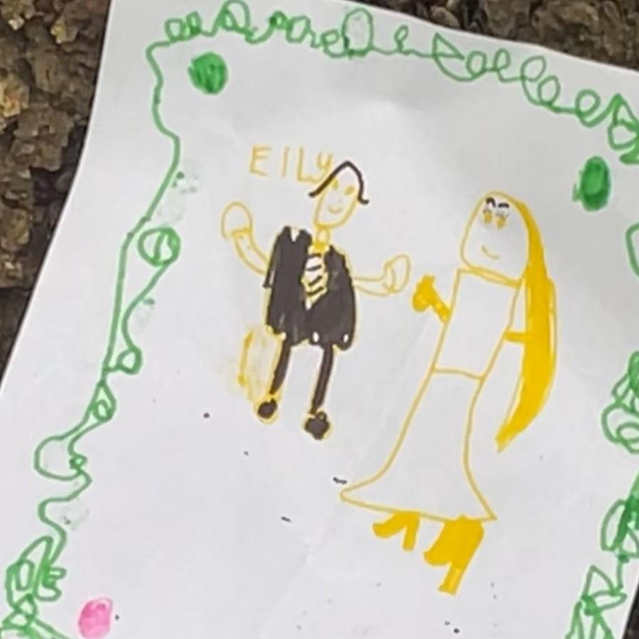A beautiful portrait of Eli & I’s wedding from Wenonah: a true depiction of our love for each other and those kids! :)