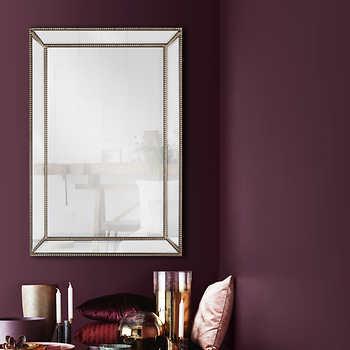 Beaded Glass Mirror