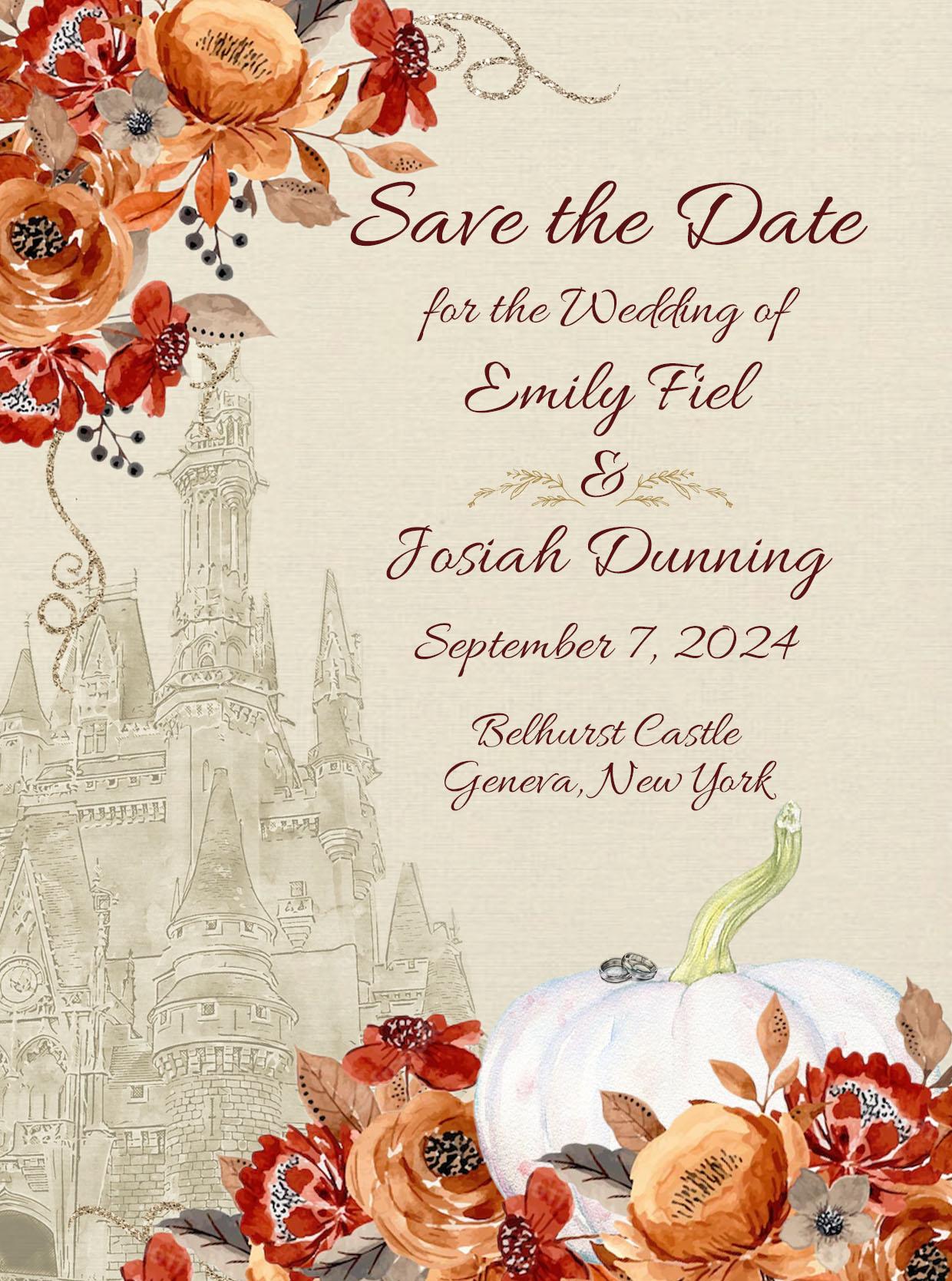 The Wedding Website of Emily Fiel and Josiah Dunning