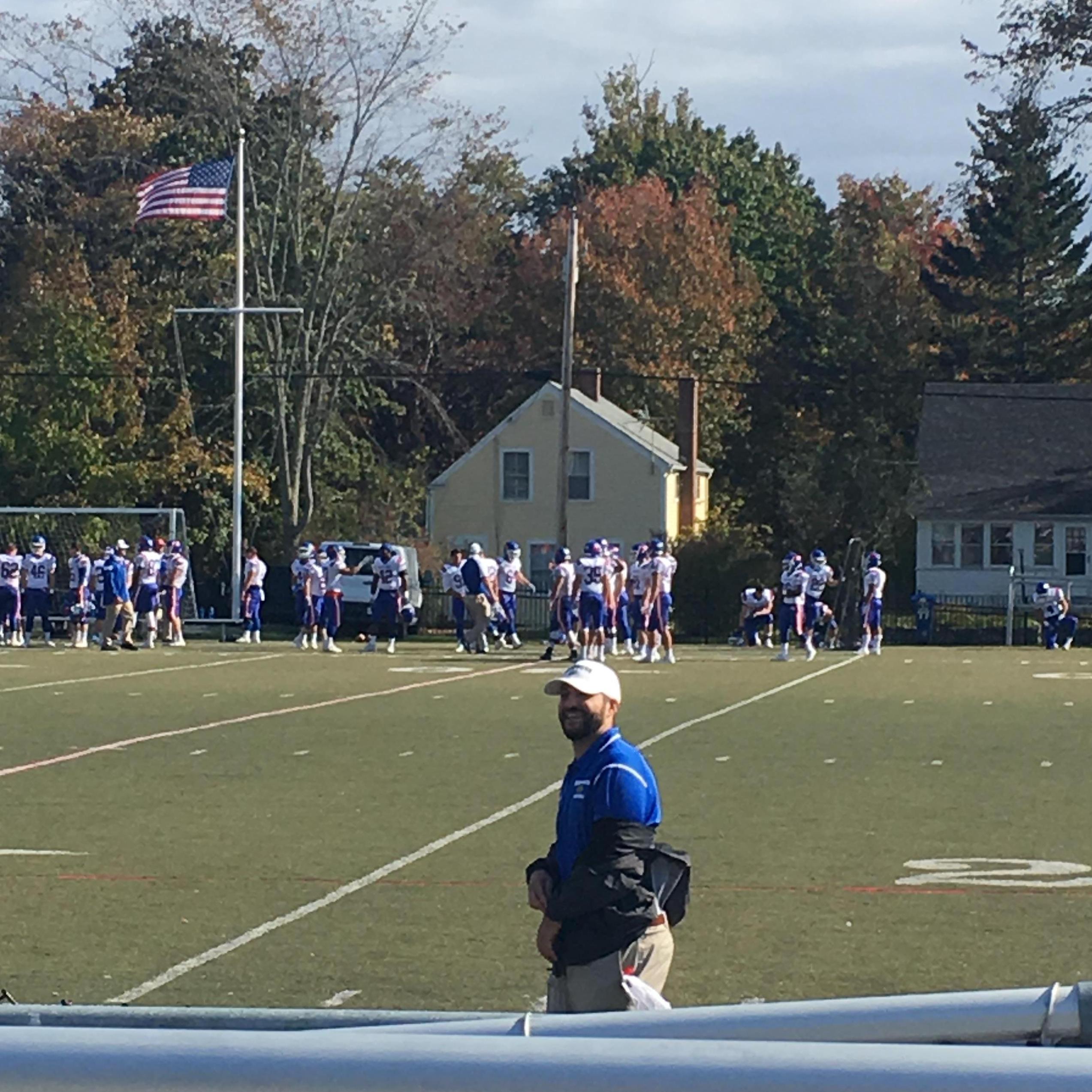 Where Meri Mac fell in love with Coach K - on the hill in Castine, Maine