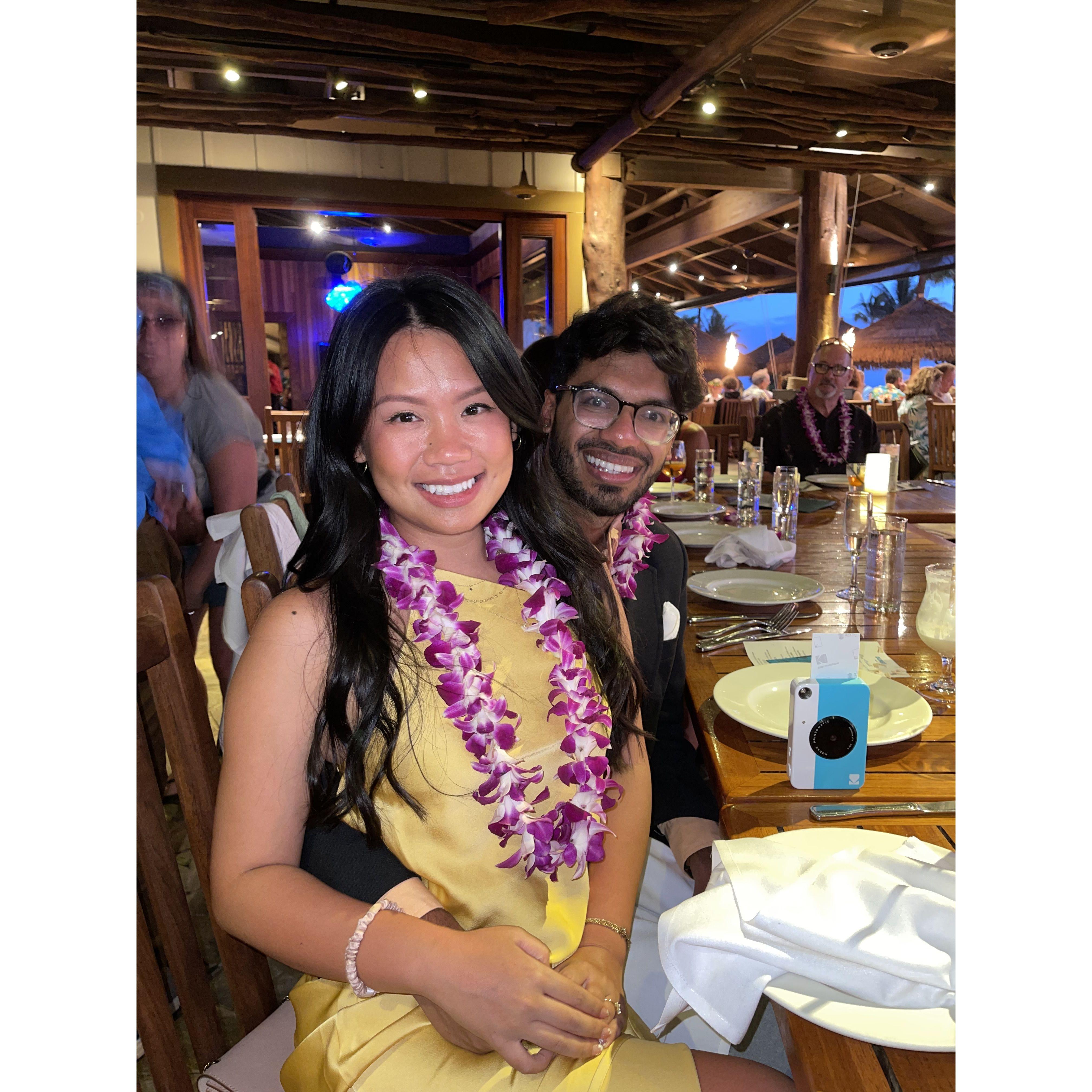 Jul 2024: Marshall & Macy's rehearsal dinner in Maui
