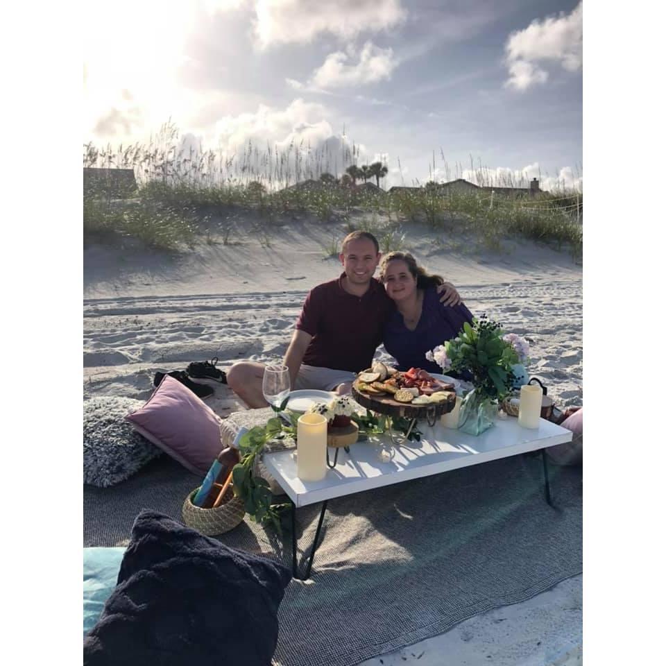 Our engagement picnic set up :)