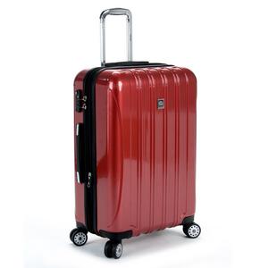 Delsey Luggage Helium Aero 25 Inch Expandable Spinner Trolley, Brick Red,One Size