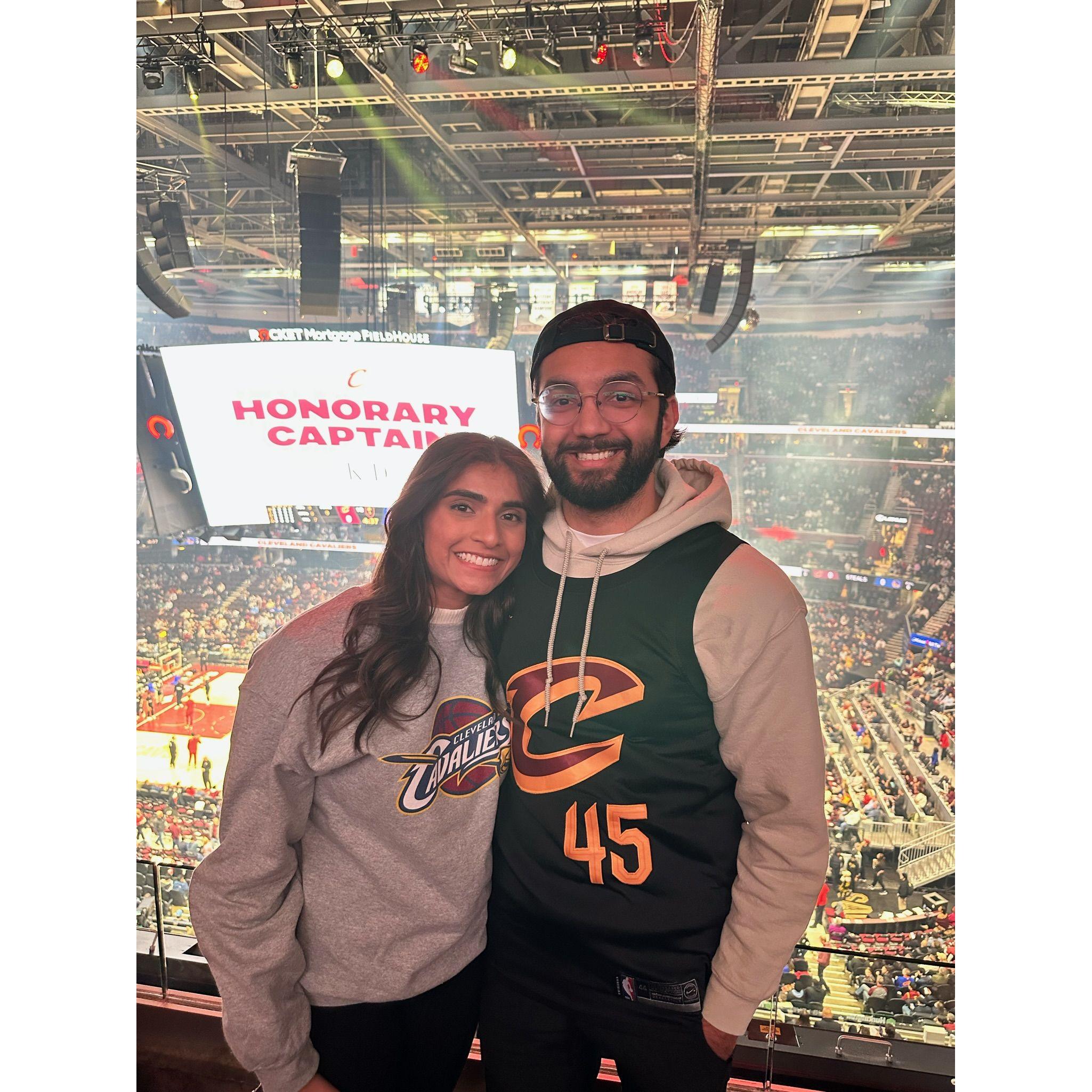 First Cavs game!