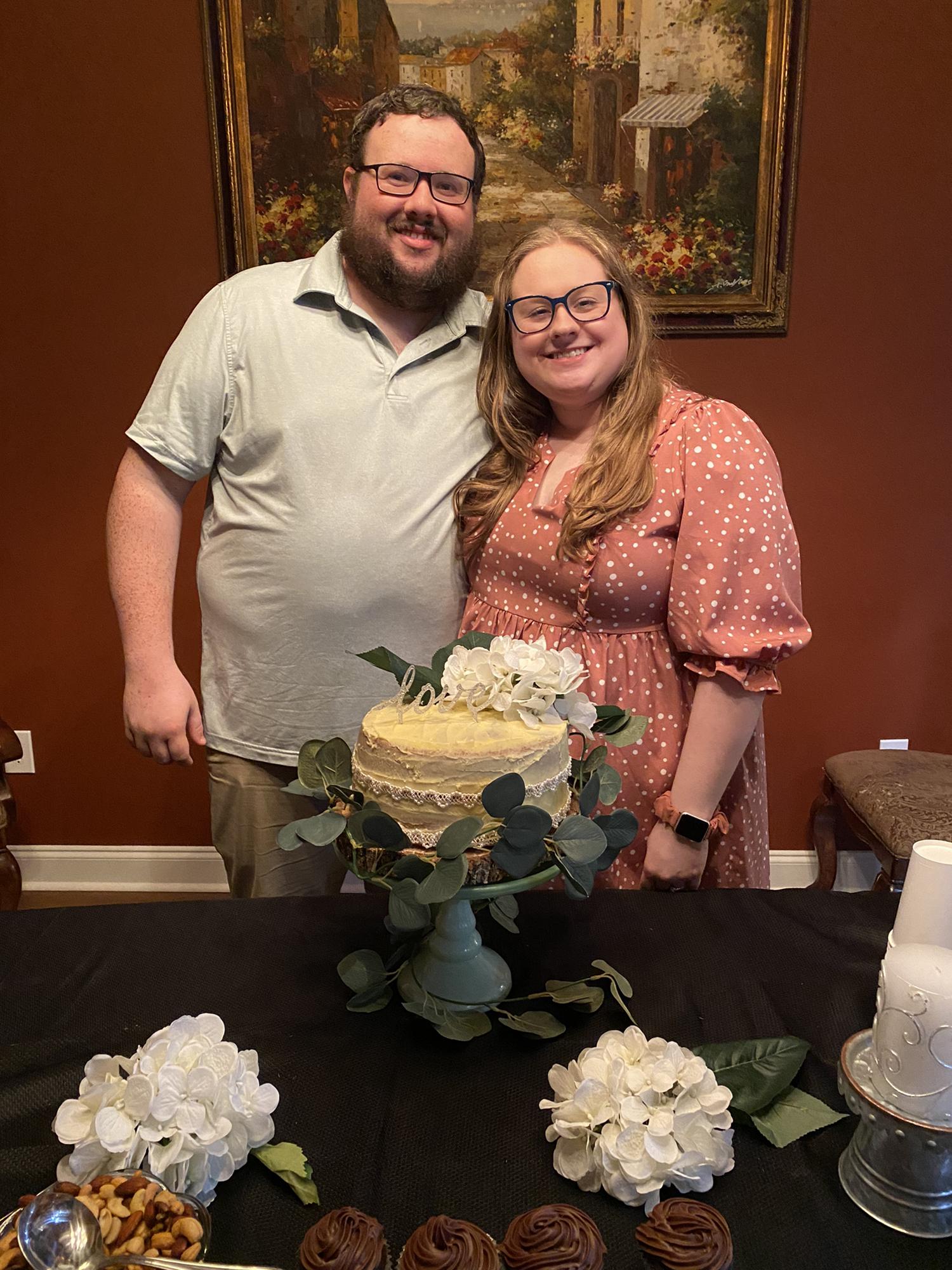We just couldn’t wait to be husband and wife!