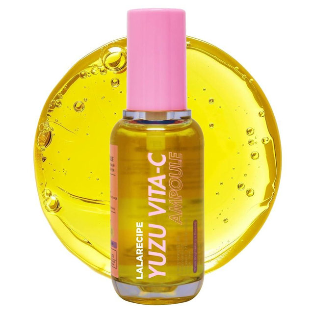 LALARECIPE Yuzu Vitamin C Serum with Niacinamide 5% & AHA, Korean Skin Care for Face, Hydrating Facial Serum for Uneven Skin Tone & Dark Spots (1.69 Fl Oz / 50ml)