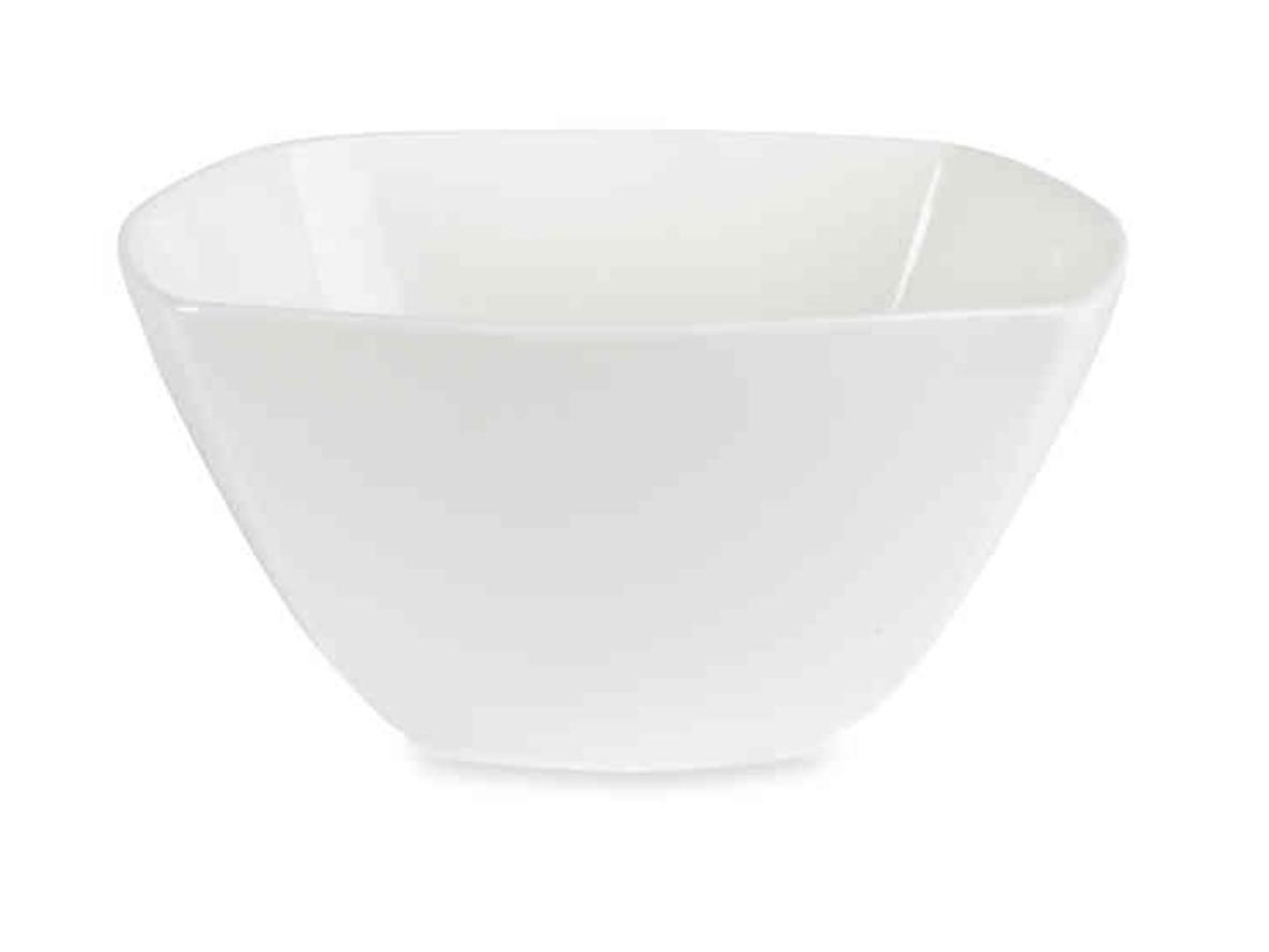 Nevaeh White® by Fitz and Floyd® Square Cereal Bowl