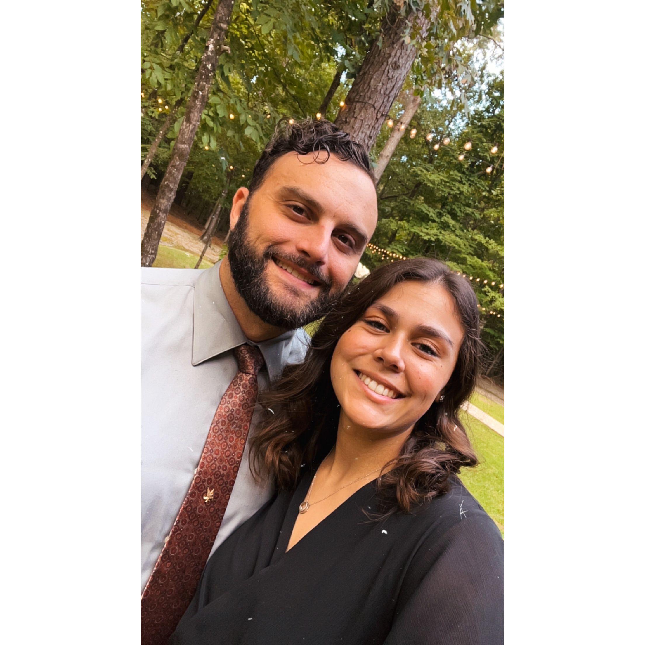 First wedding as an engaged couple!