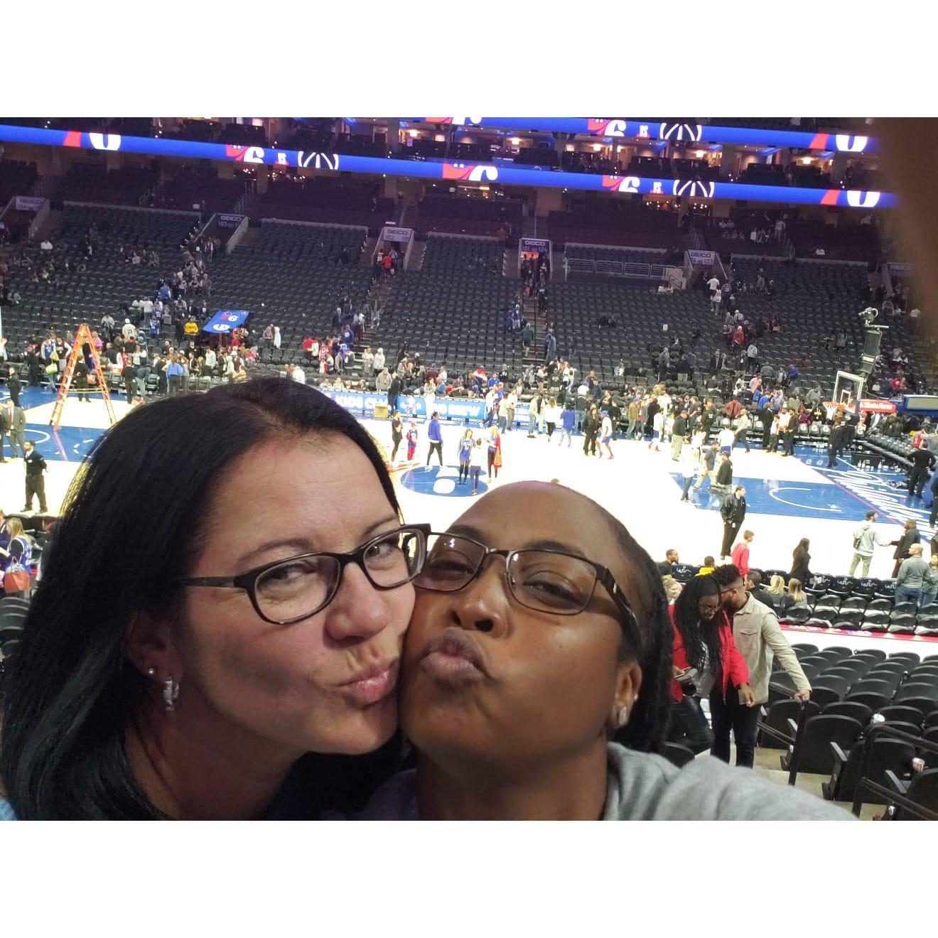 76ers vs. Wizards game