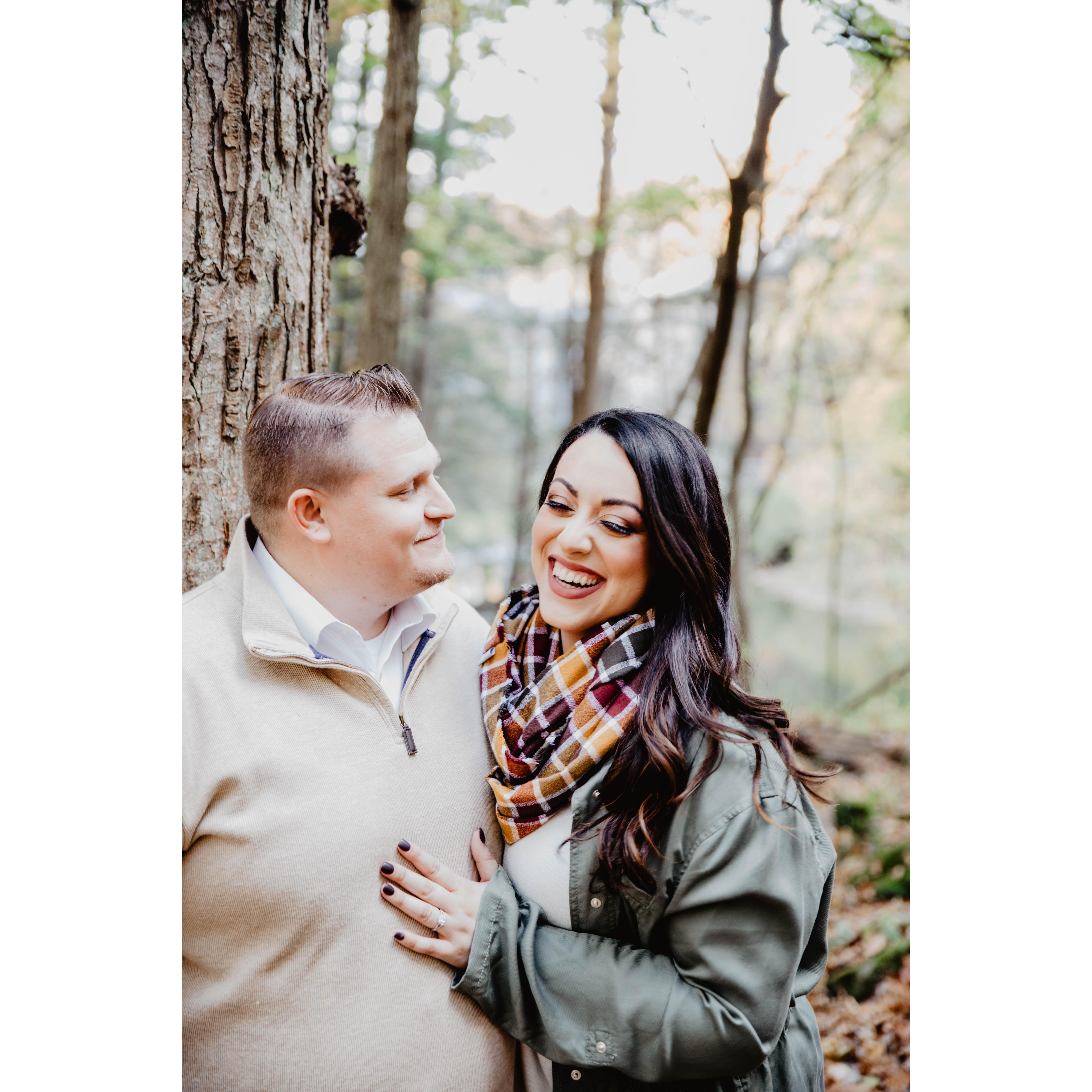 Engagement pictures at Mill Creek Park!