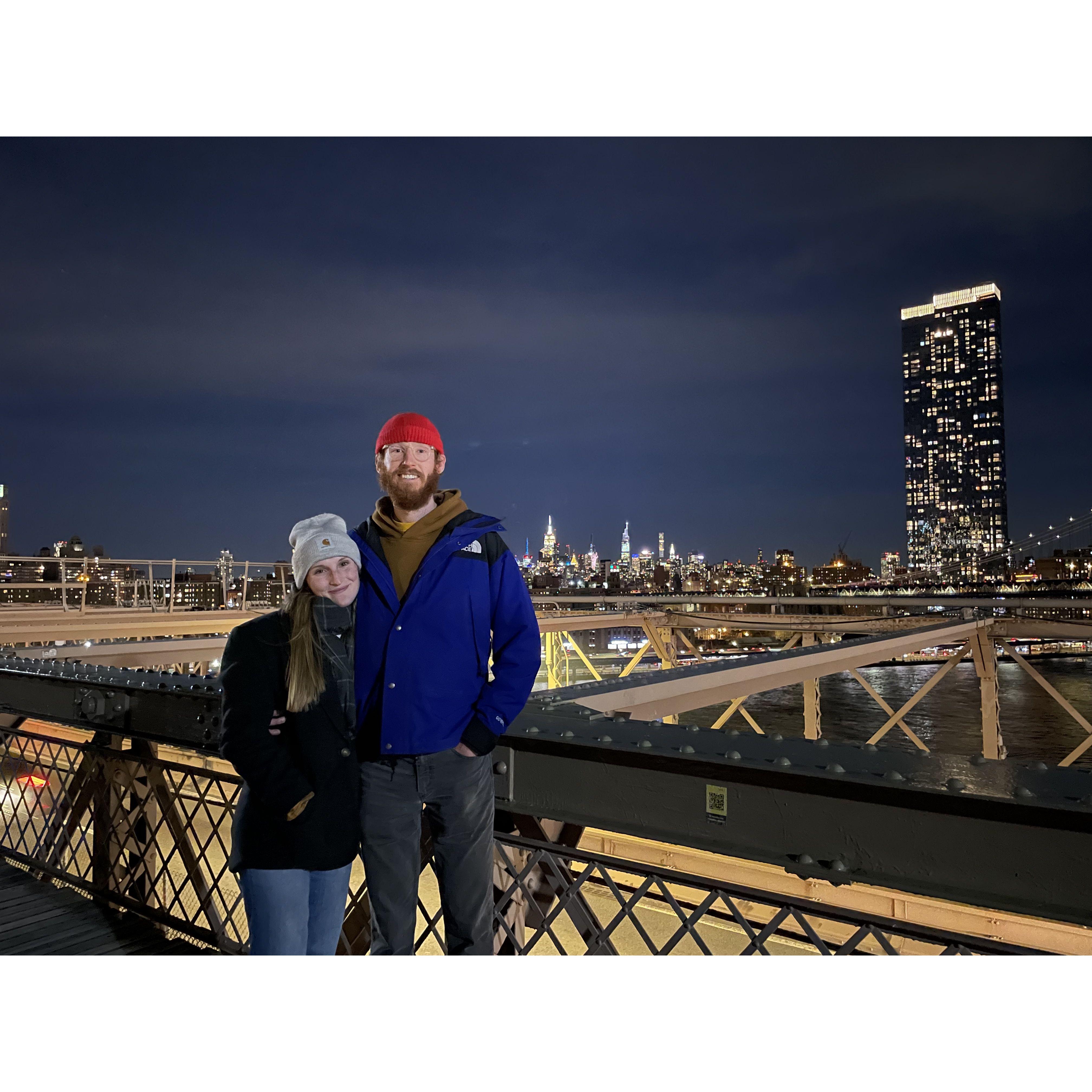 Four months in, we took a trip to visit my sister in NYC.  We told each other how much we loved each other in words we'd not said yet. It was a very special trip that we both think about fondly.