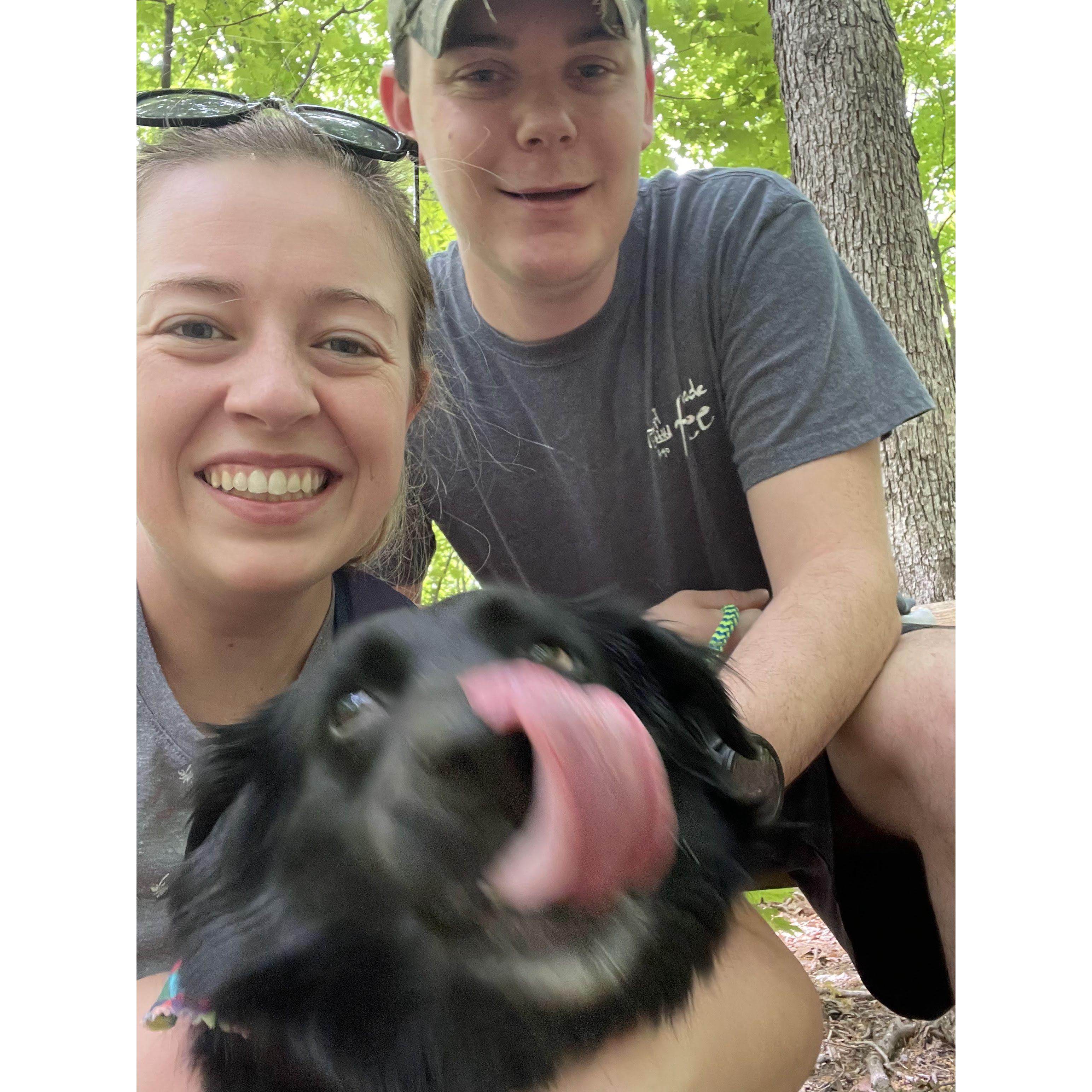 John, Katie, and Tres in Columbia, MO