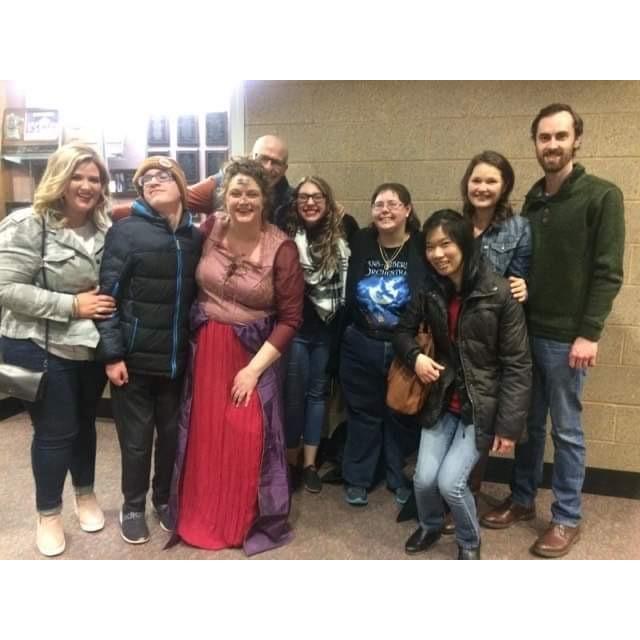 Attending Melissa's play the Hunchback of Notre Dam.