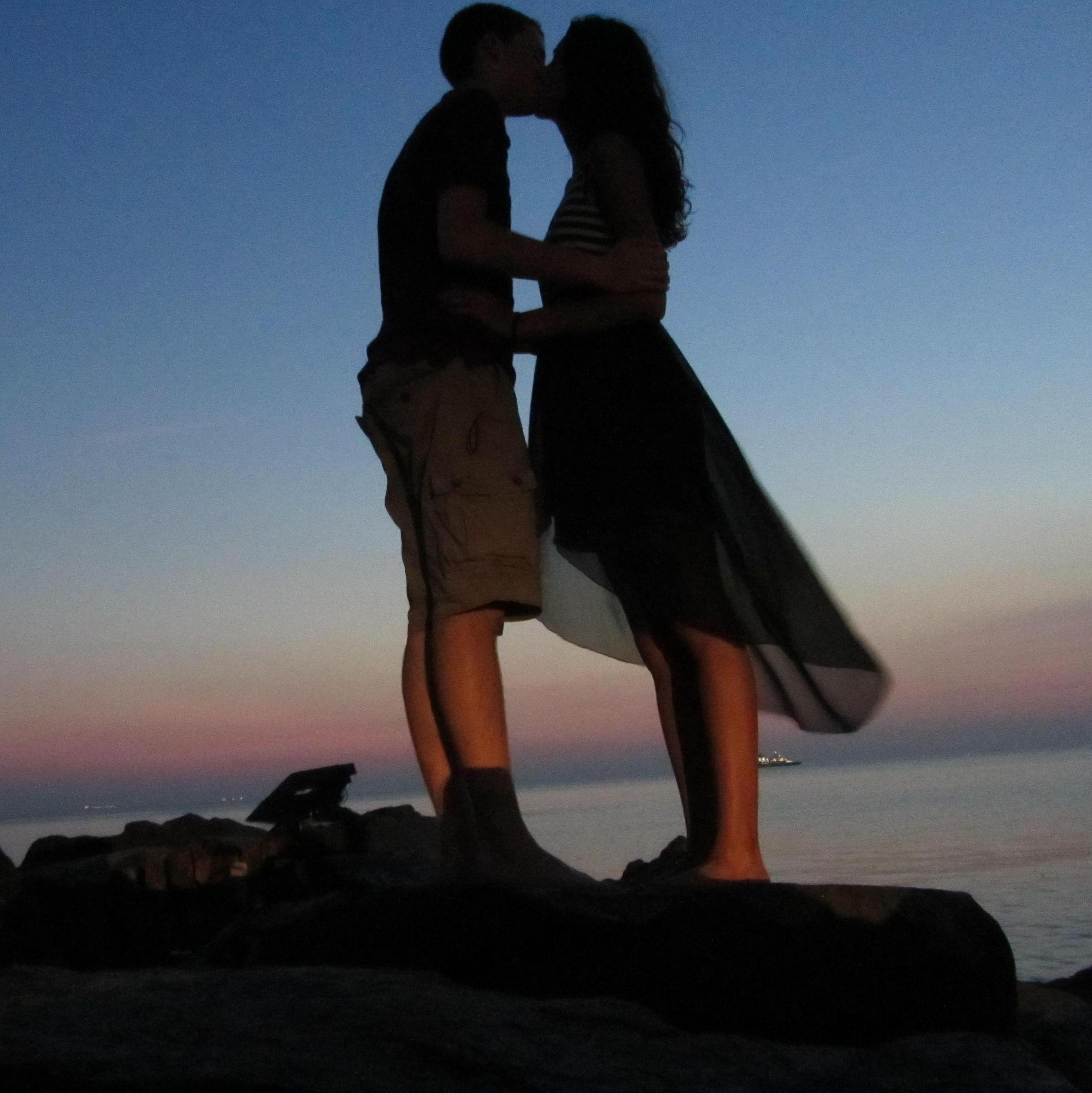 Cape May silhouettes at sunset