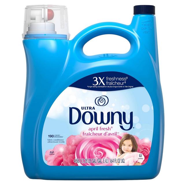 Downy April Liquid Fabric Conditioner and Softener - Fresh Scent - 164 fl oz