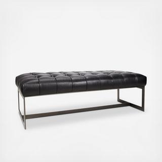 Wyatt Leather Bench