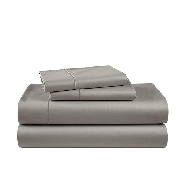 100% Egyptian Cotton Bed Sheets - 1000 Thread Count 4-Piece Charcoal King Sheets Set, Long Staple Cotton Bedding Sheets, Sateen Weave, Luxury Hotel Sheets, 16" Deep Pocket (Fits Upto 17" Mattress)