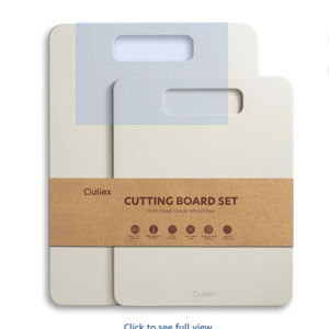 Wood Fiber Cutting Board Set of 2, Dishwasher Safe, Non-Toxic Cutting Board for Kitchen, BPA Free, Non-Slip, Non-Porous Composite Chopping Board for Meat Vegetable Fruit