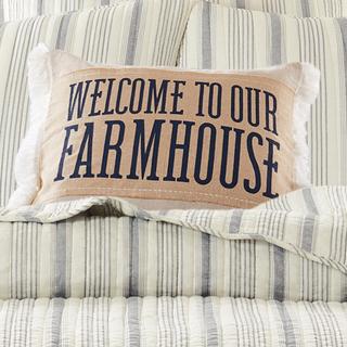 Rochelle Stripe Farmhouse Pillow