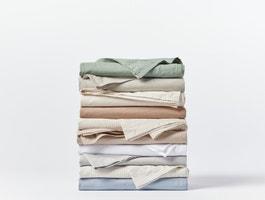 Organic Crinkled Percale™ Sheets