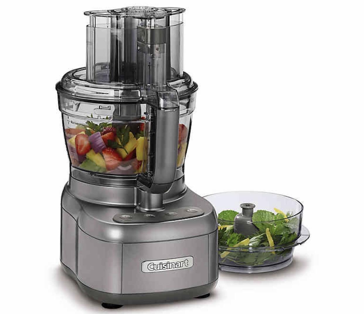 Cuisinart® Elemental Food Processor with 11-Cup and 4.5-Cup Workbowls in Gunmetal