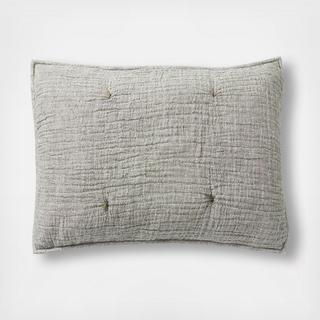 Aire Crinkle Cotton Blend Pillow Sham