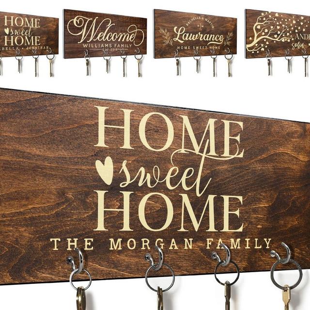 Personalized Key Holder for Wall,...