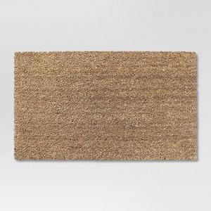 Beige Solid Doormat 1'6"x2'6" - Room Essentials™