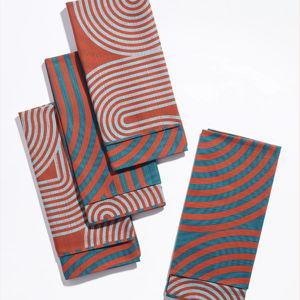 Dinner Napkins Double Sided Comb | Comb Garnet