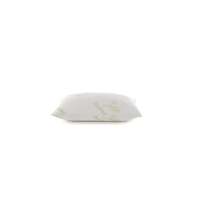 Cheer Collection Shredded Memory Foam Pillow with Washable Rayon from Bamboo Cover - King