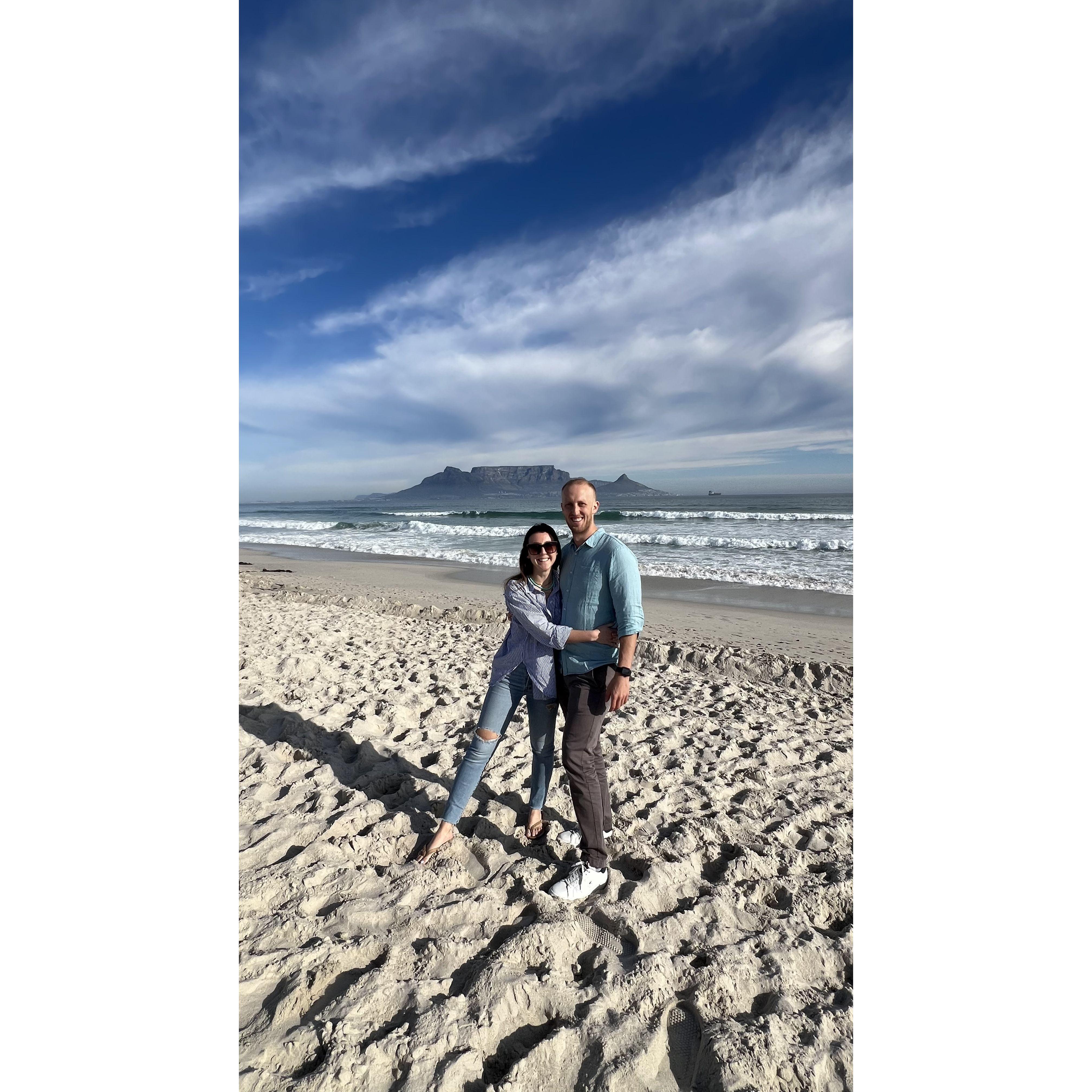 Cape Town, with Table Mountain in the background, May 2024