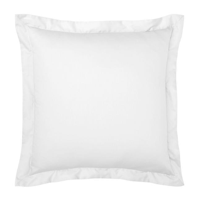 Under the Canopy® Solid Organic Cotton European Pillow Sham in White