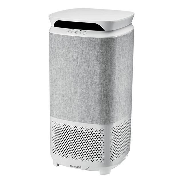 BISSELL® air280 Max WiFi Connected Smart Air Purifier with HEPA & Carbon Filter Large Room & Home, Quiet Bedroom Air Cleaner for Pets, Dander, Pollen, Smoke, Odors, Auto Mode, 3138A , Gray