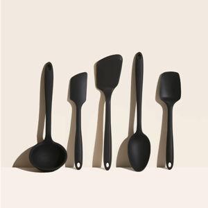 5 Piece Cooking Utensils Set - Black