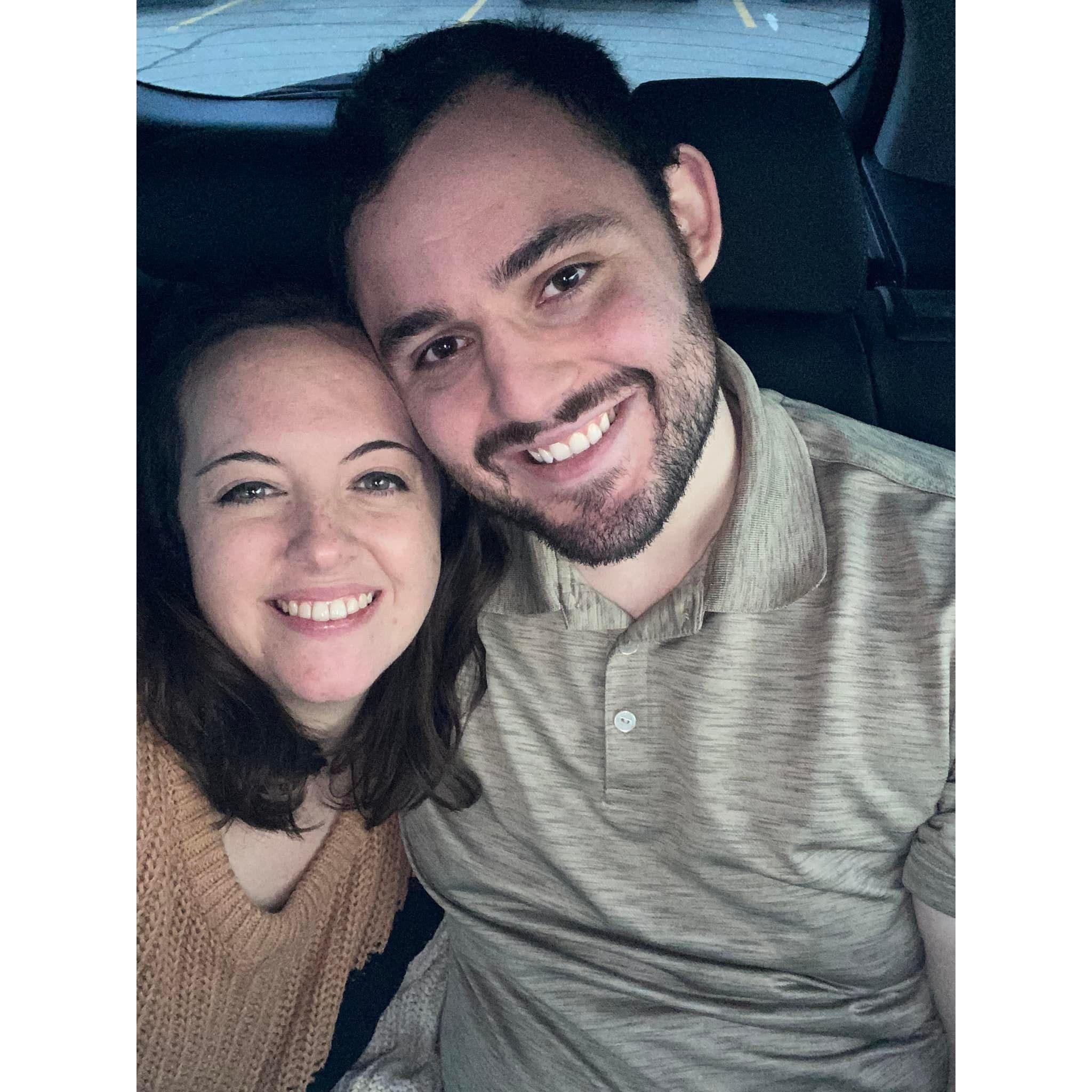 The first picture we ever took with each other.