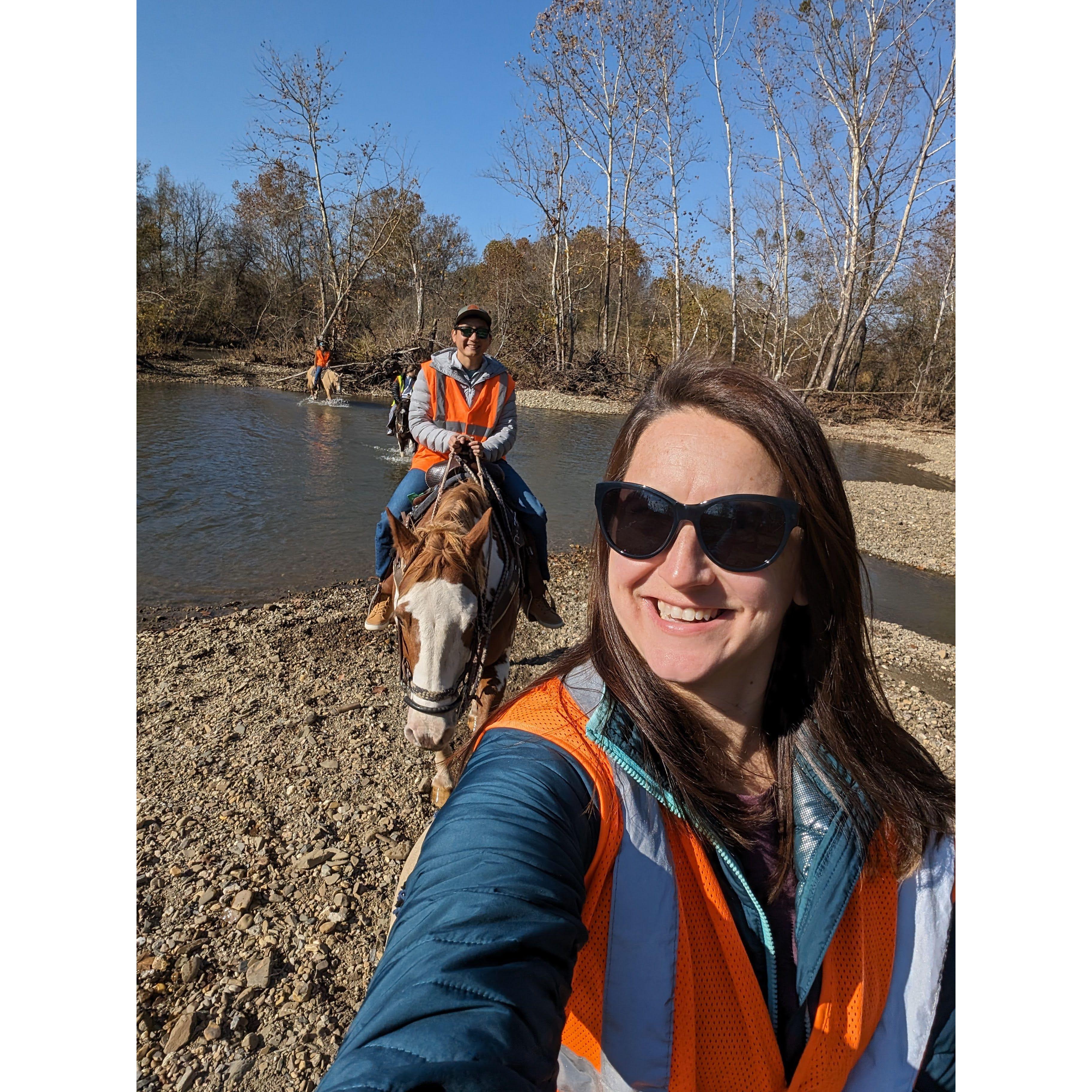 Horse riding in Broken Bow, OK
