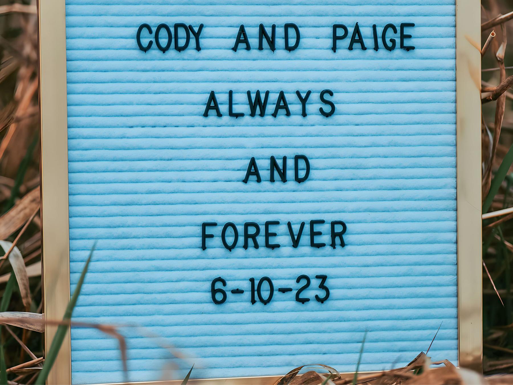The Wedding Website of Paige Adams and Cody Haveman