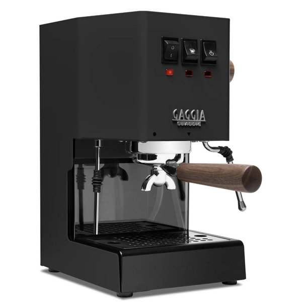 Gaggia Classic Pro E24 Espresso Machine - Thunder Black w/ Walnut Handle