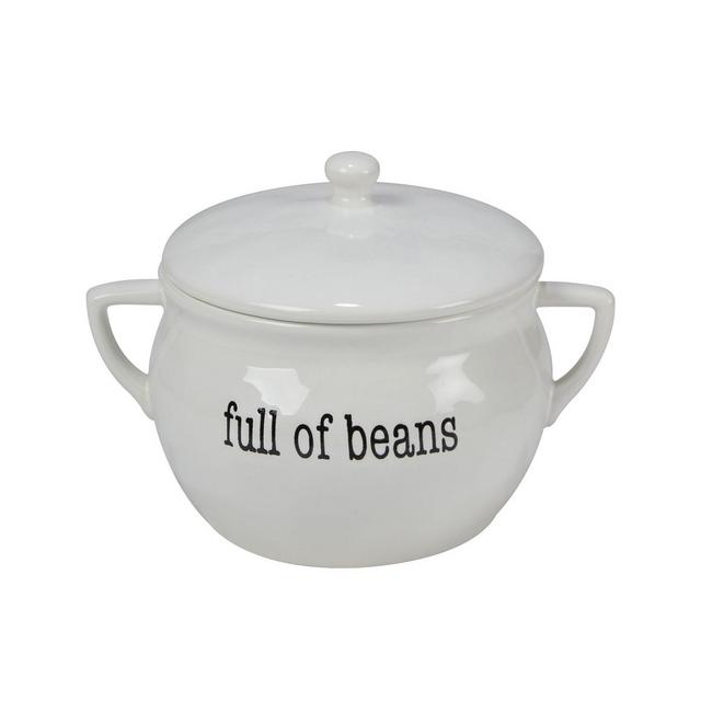 Just Words Bean Pot
