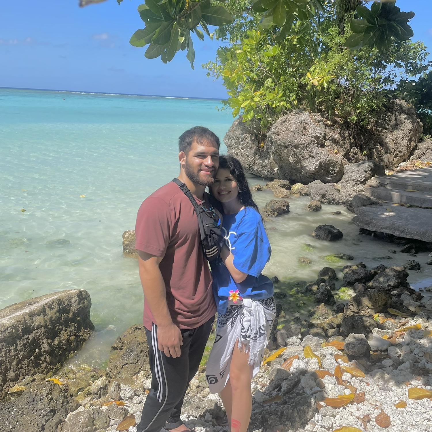 Guam for Elias’s wrestling tournament. February 2024