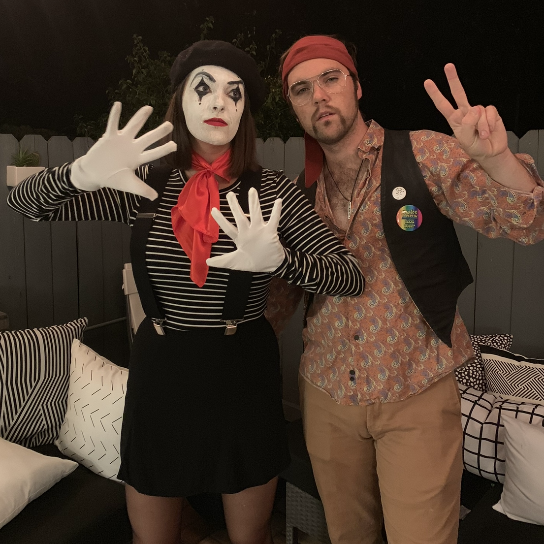 In love with our punny Halloween costume