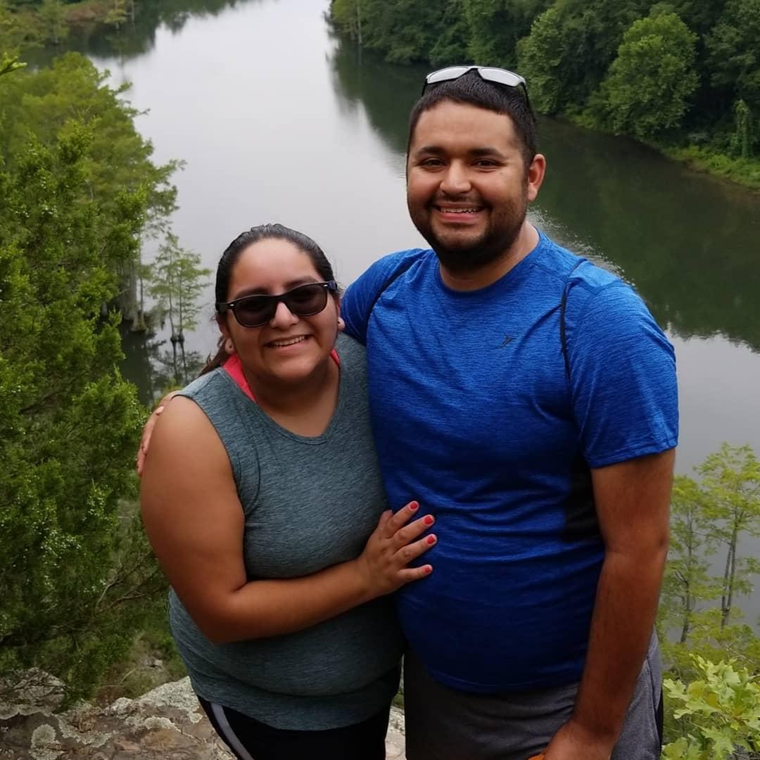 Stopped to take a photo on a small hike with some friends