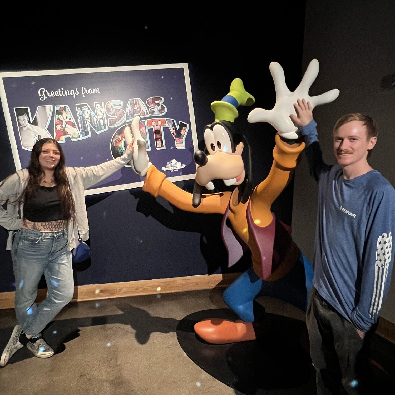 Disney exhibits in Kansas City Station