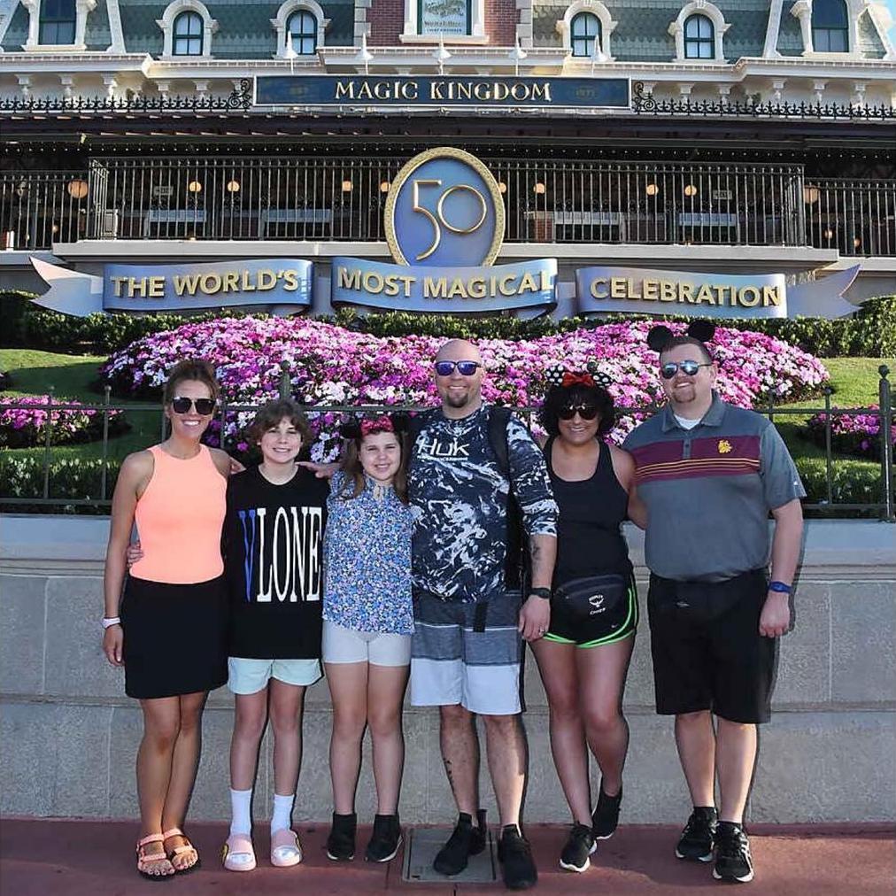 Family trip to Disney World! Joe was the navigator through the crowds so we could hit every ride! Such a special memory with the niece and nephew! So many laughs!