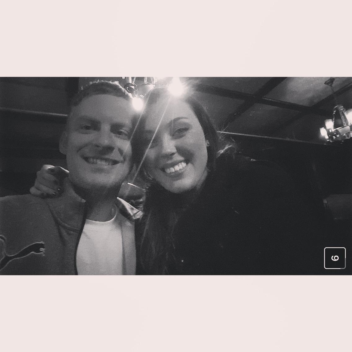 This is our very first photo together.