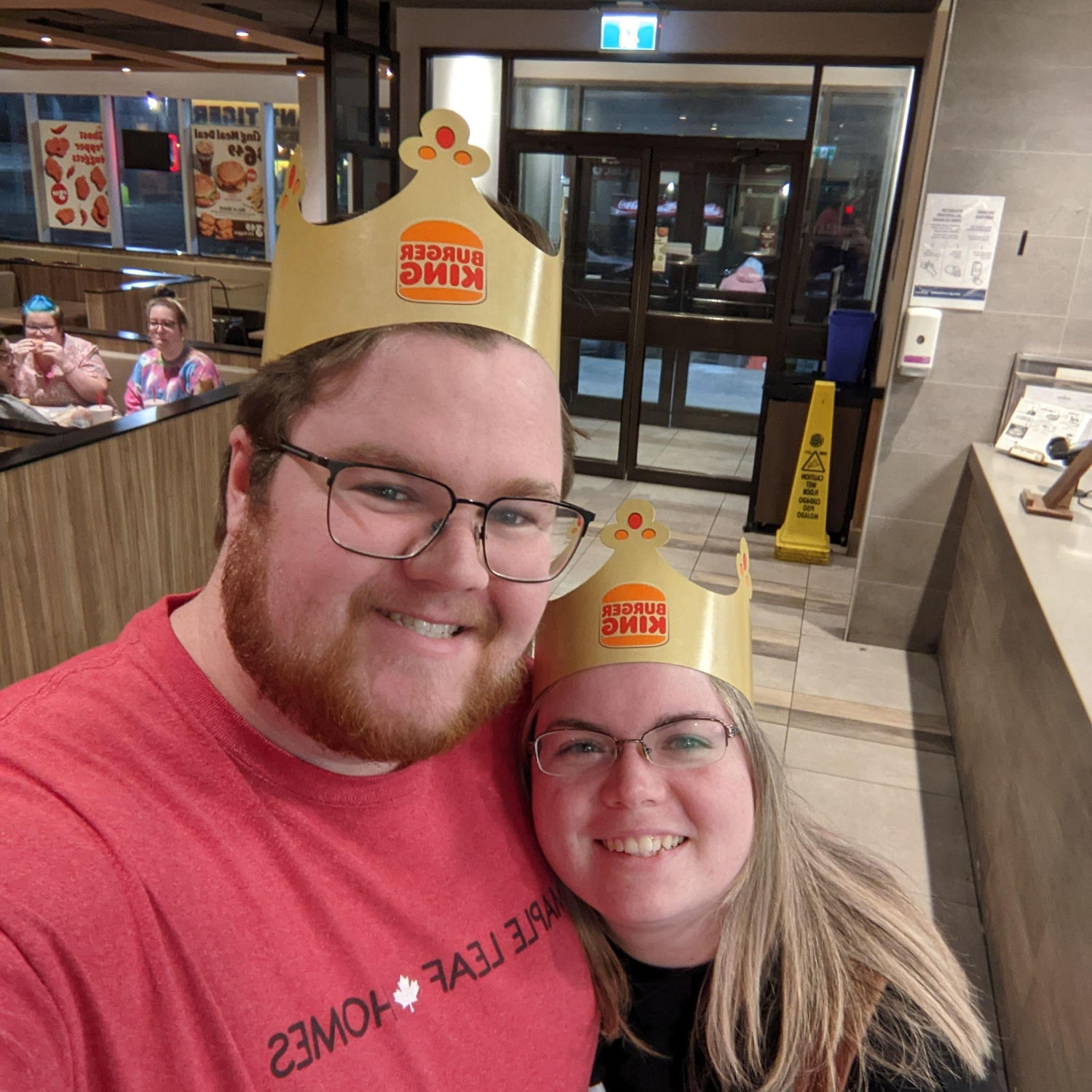 At Burger King with my Burger Queen