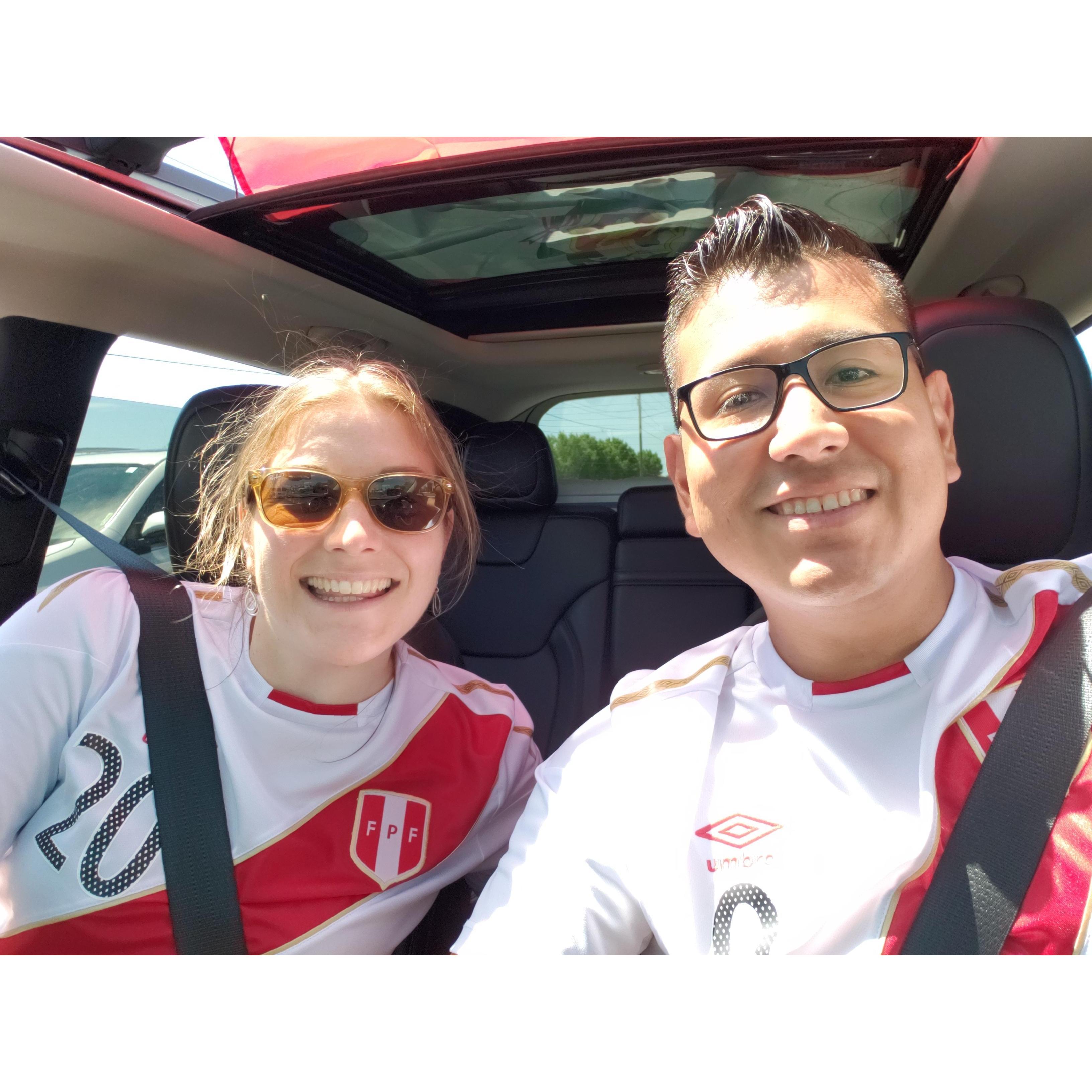 Our first World Cup together!